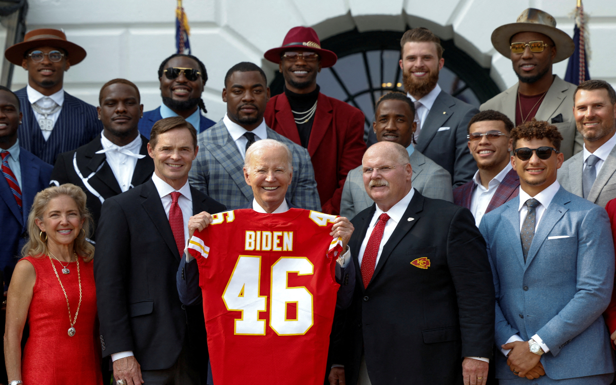 NFL: Recibe Joe Biden a Jefes de Kansas City, campeones del Super Bowl ...