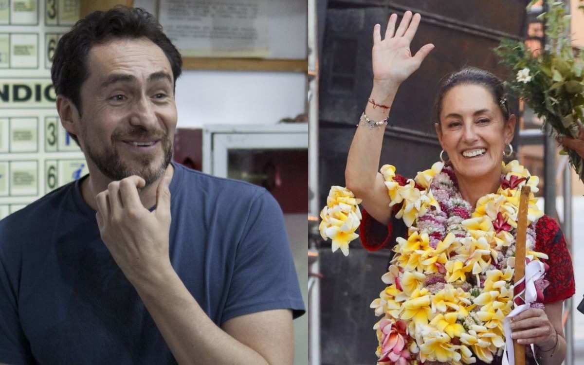 'México se vería muy guapo con una mujer presidenta' Demián Bichir da su apoyo a Sheinbaum