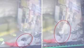 Puebla: Hombre golpea y patea brutalmente a mujer en mercado | Video