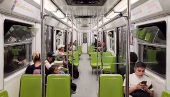 Metro descarta peligro tras difusión de video de 'bamboleo' en la Línea 3