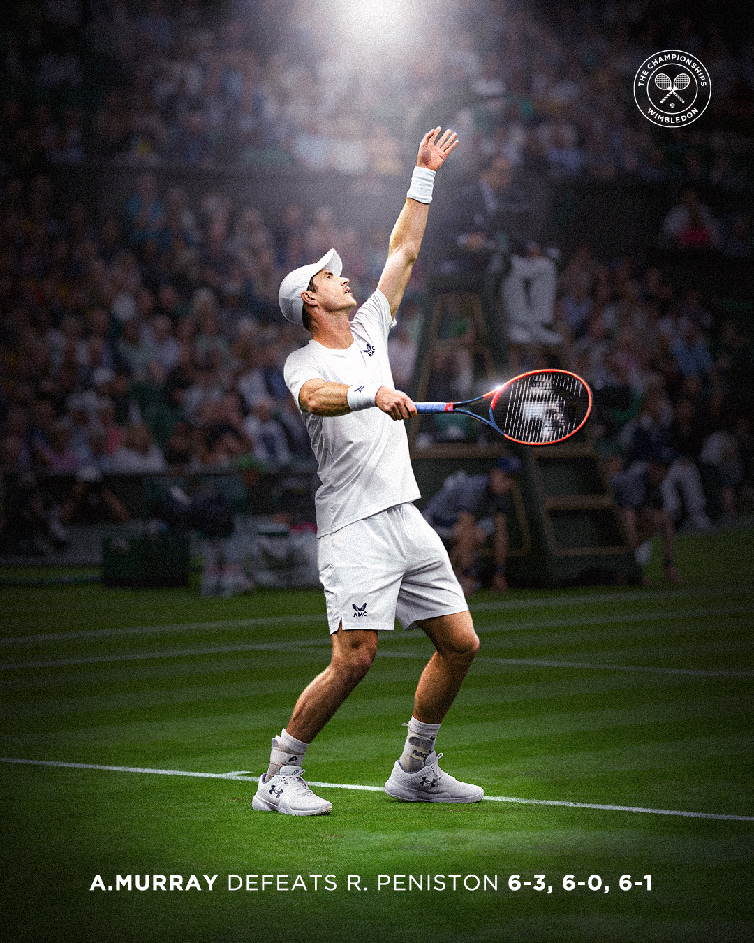 Andy Murray Wimbledon 04072023 