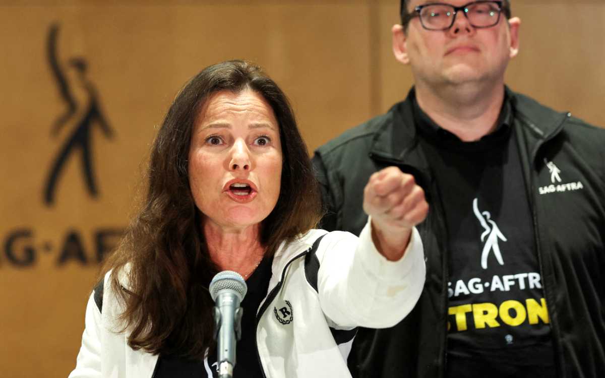 Así anunció Fran Drescher la huelga de actores de Hollywood Así anunció Fran Drescher la huelga de actores de Hollywood