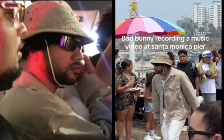 Hombre finge ser Bad Bunny y causa revuelo en California