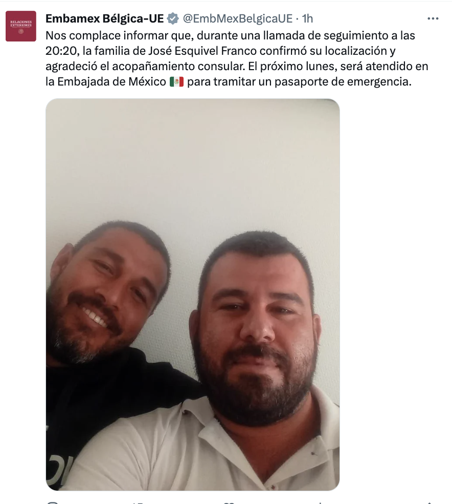 Localizan a José Esquivel, mexicano desaparecido en Bélgica | Aristegui