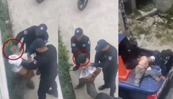 Fuertes imágenes | Suspenden a policías por golpear a hombre durante detención en Hidalgo