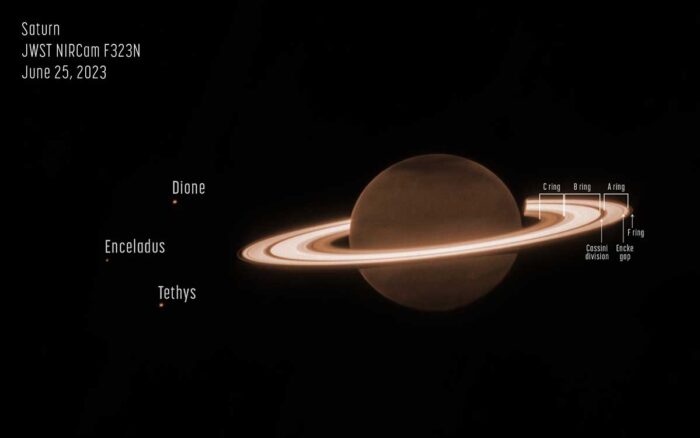 Saturno brilla como nunca