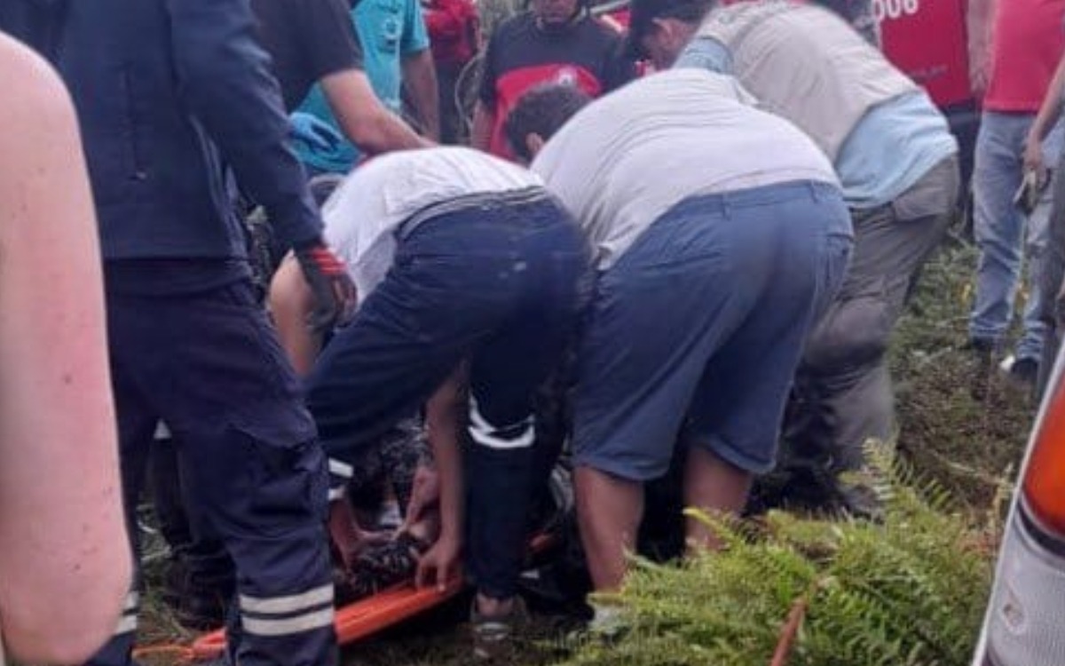 Video |  8-year-old boy fell into the crater of a volcano in the Galapagos Islands
