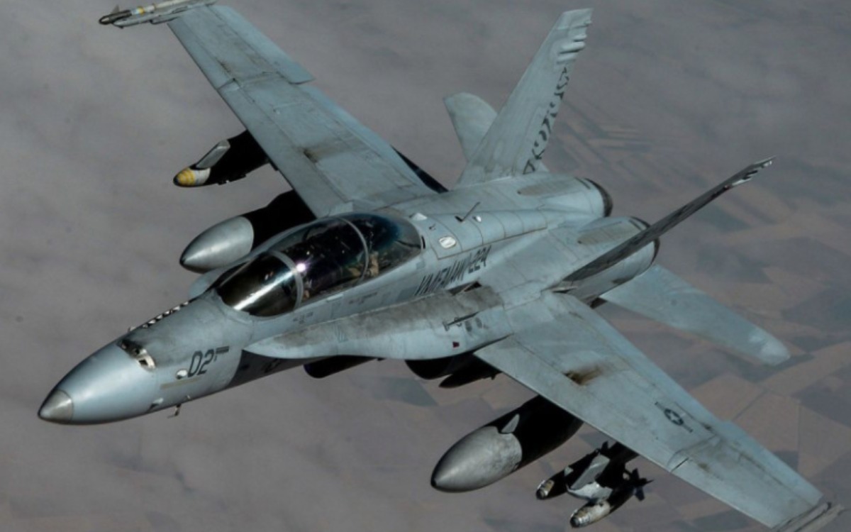 Fighter aircraft crashes near US Marine Corps base