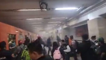 Video | Reportan humo en la Línea 3 del Metro CDMX