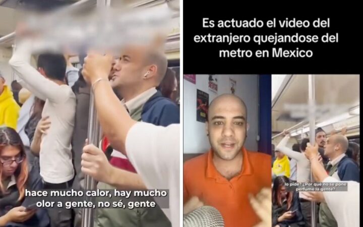 Video de argentino criticando al metro de CDMX es un anuncio actuado