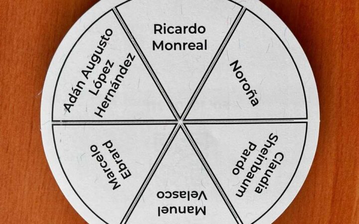 Así es la boleta circular que definirá la candidatura presidencial de Morena