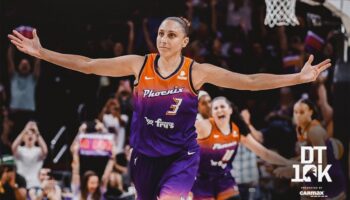 Diana Taurasi, la primera jugadora de la WNBA en alcanzar los 10 mil puntos