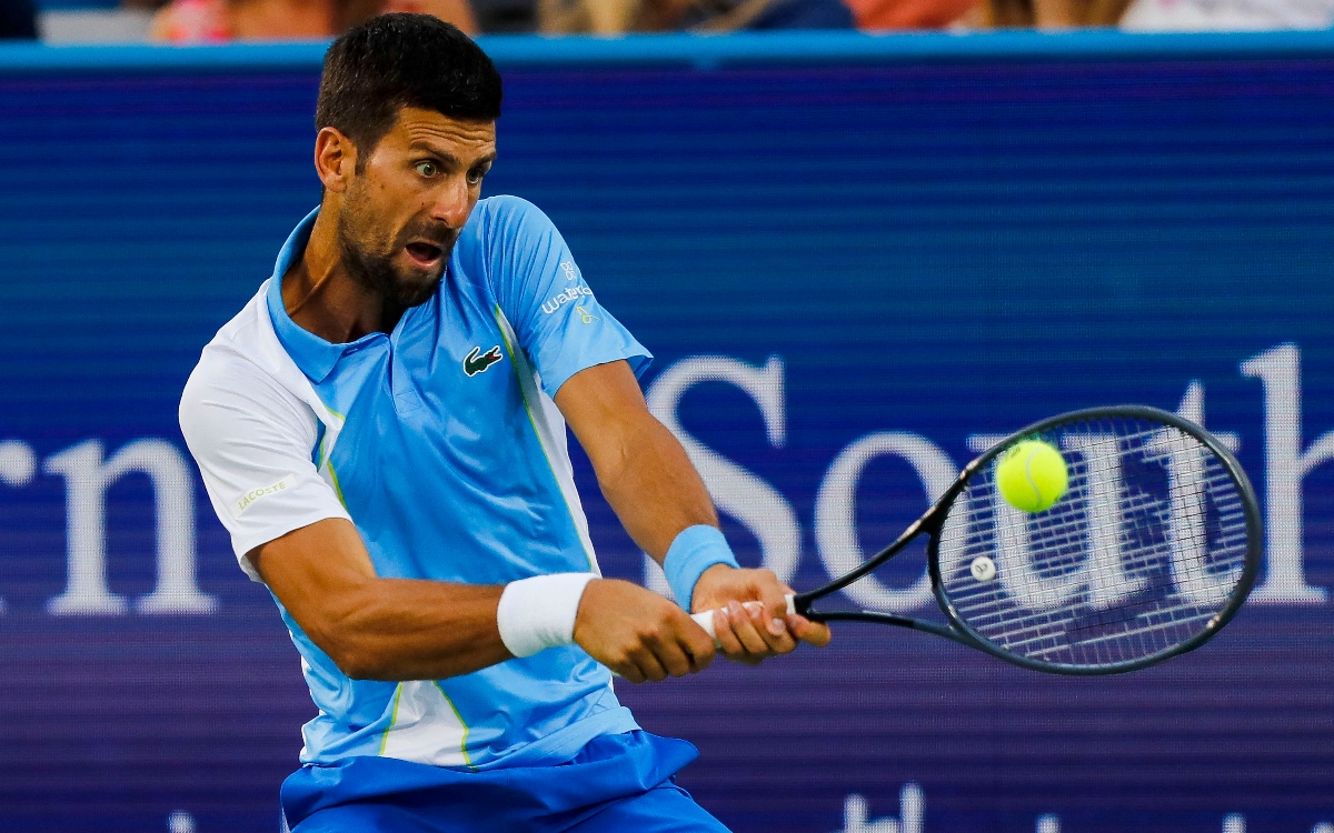 Novak Djokovic avanza a los Octavos de Final del Masters de Cincinnati