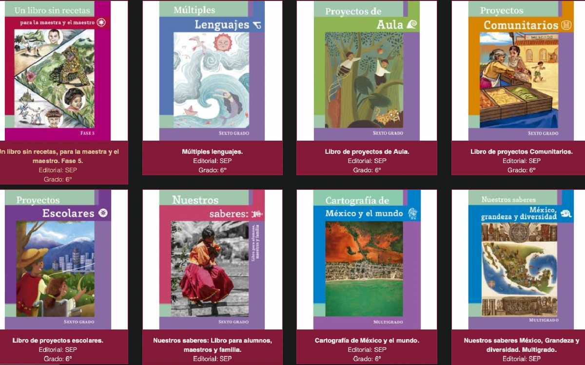 SEP ya publicó libros de texto 20232024 de nivel primaria Aristegui