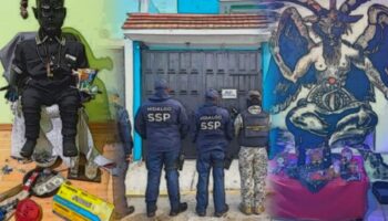 Detienen a 6 presuntos miembros de 'Los Hijos del Diablo'; hallan altares satánicos, armas y drogas