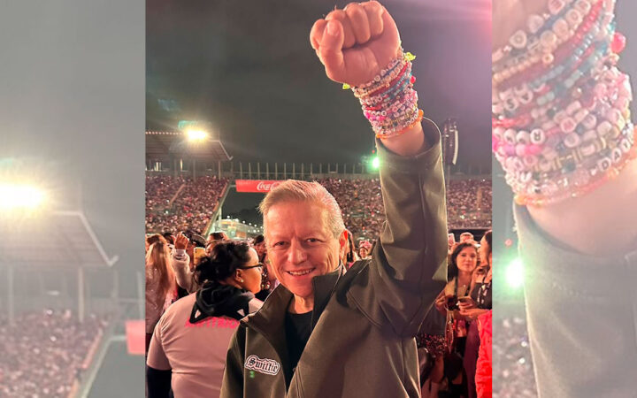 Ministro Zaldívar presume 'friendship bracelets' tras concierto de Taylor Swift