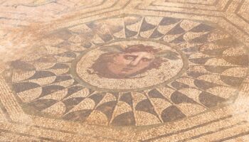 Italia: Desentierran un gran mosaico de Medusa en Mérida