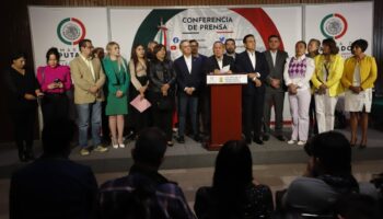 PRD pausa participación a Frente Amplio por México tras resultados de aspirantes