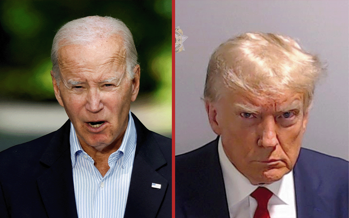 ‘Handsome guy’: Biden in Trump’s custody photo