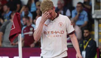 Kevin De Bruyne estará cuatro meses de baja