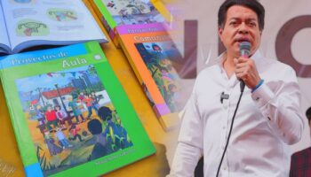 Delgado pide a padres de familia que no crean rumores sobre libros de texto