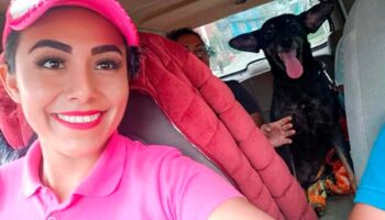 ¡La 'Barbie rescatista' es mexicana!; mujer salva a animales en camioneta rosa