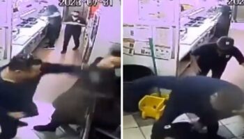 Hombre golpea y manda al hospital a adolescente empleado de Subway por pedirle que espere su turno | Video