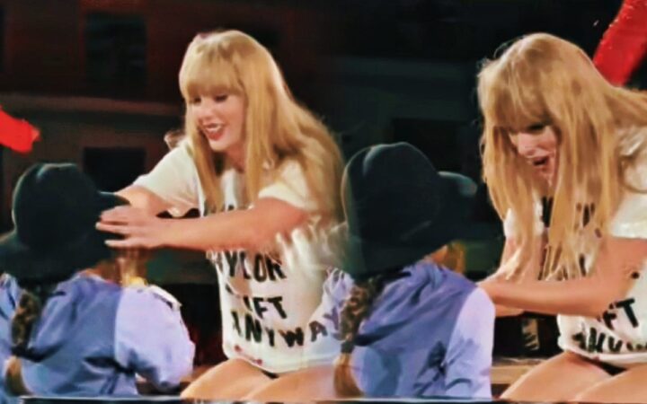 Video | Taylor Swift regala sombrero a fan durante concierto en CDMX