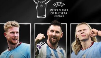 Messi, De Bruyne y Haaland, candidatos a mejor jugador de la temporada 2022/23 de UEFA