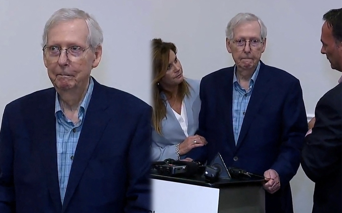Video |  Sen. Mitch McConnell “hangs” for the second time during the conference