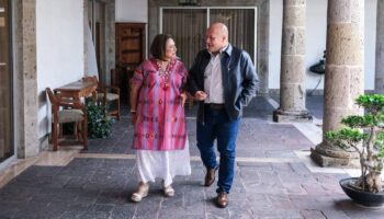 Se reunieron Xóchitl Gálvez y Enrique Alfaro en Casa Jalisco