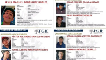 Localizan muertos a 6 de los 7 jóvenes desaparecidos en Zacatecas