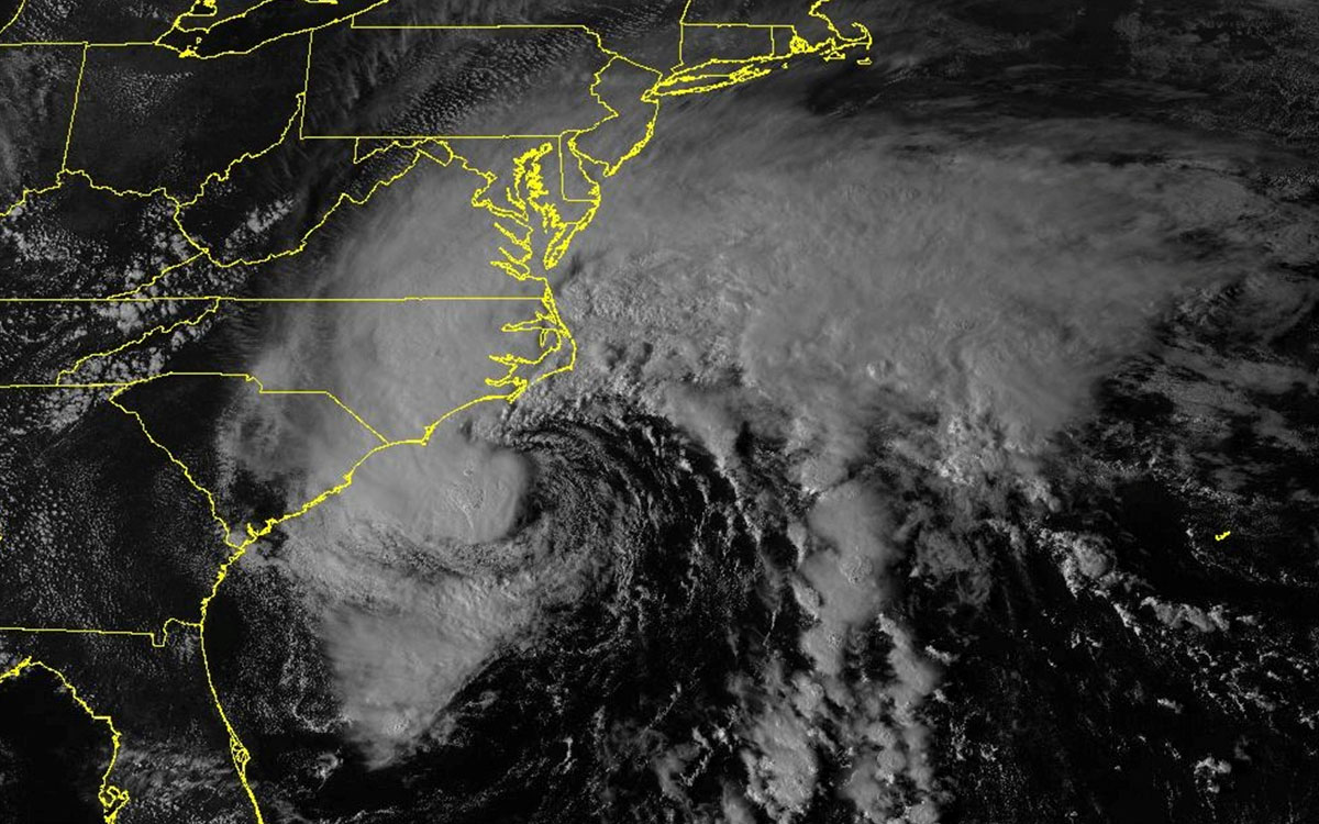 Tropical Storm Ophelia hits the US Mid-Atlantic with strong winds