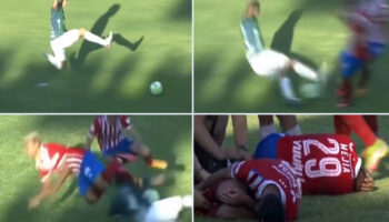 Propina una doble plancha a ex compañeros... 