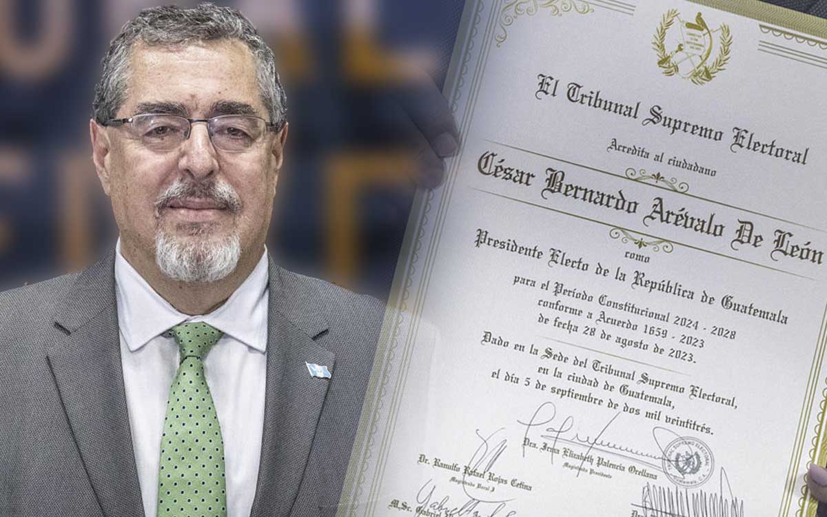 Guatemala: Electoral Tribunal honors Bernardo Arevalo with his record as President-elect