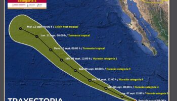 Huracán ‘Jova’ se intensifica a categoría 5