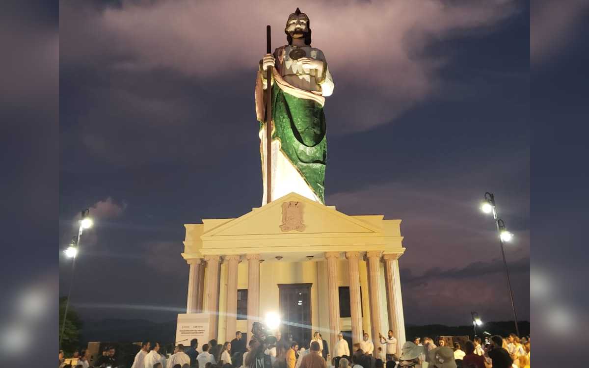 Inauguran San Judas Tadeo gigante en Badiraguato