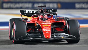 F1: Ferrari domina el primer día del GP de Singapur