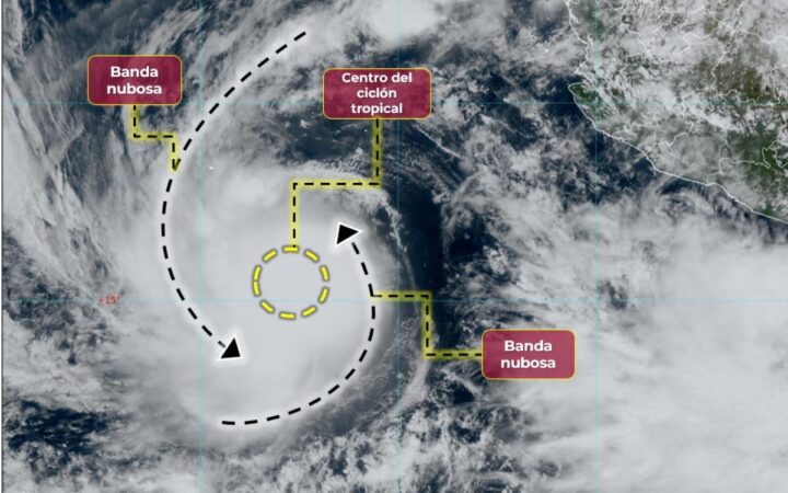 'Lidia' mantiene su rumbo como tormenta tropical 'Lidia' mantiene su rumbo como tormenta tropical