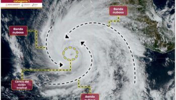 'Norma' se intensifica a huracán categoría 1