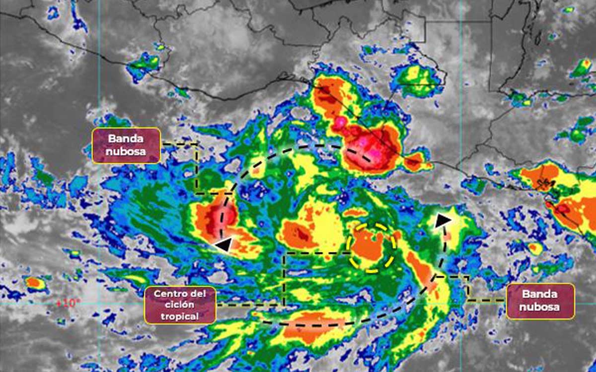 En ‘estrecha vigilancia’ depresión tropical Diecinueve-E al sur de Chiapas