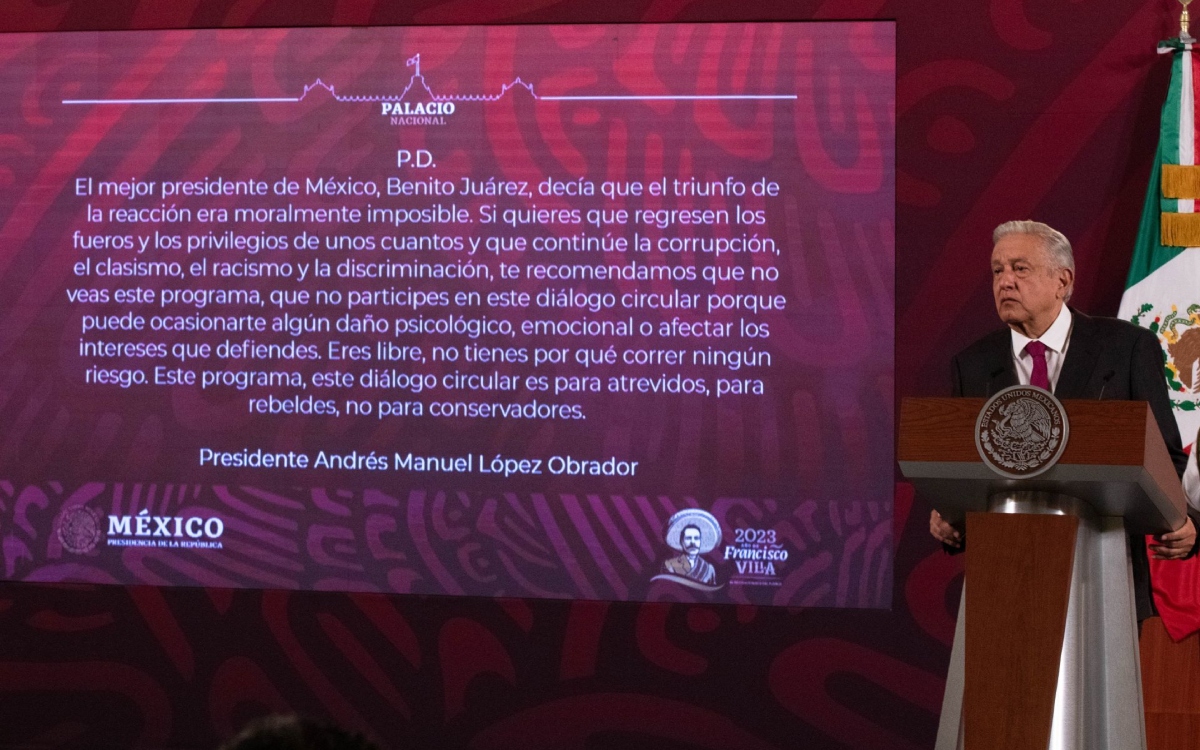 AMLO obedeció al INE y eliminó advertencia a ‘conservadores’ en mañanera