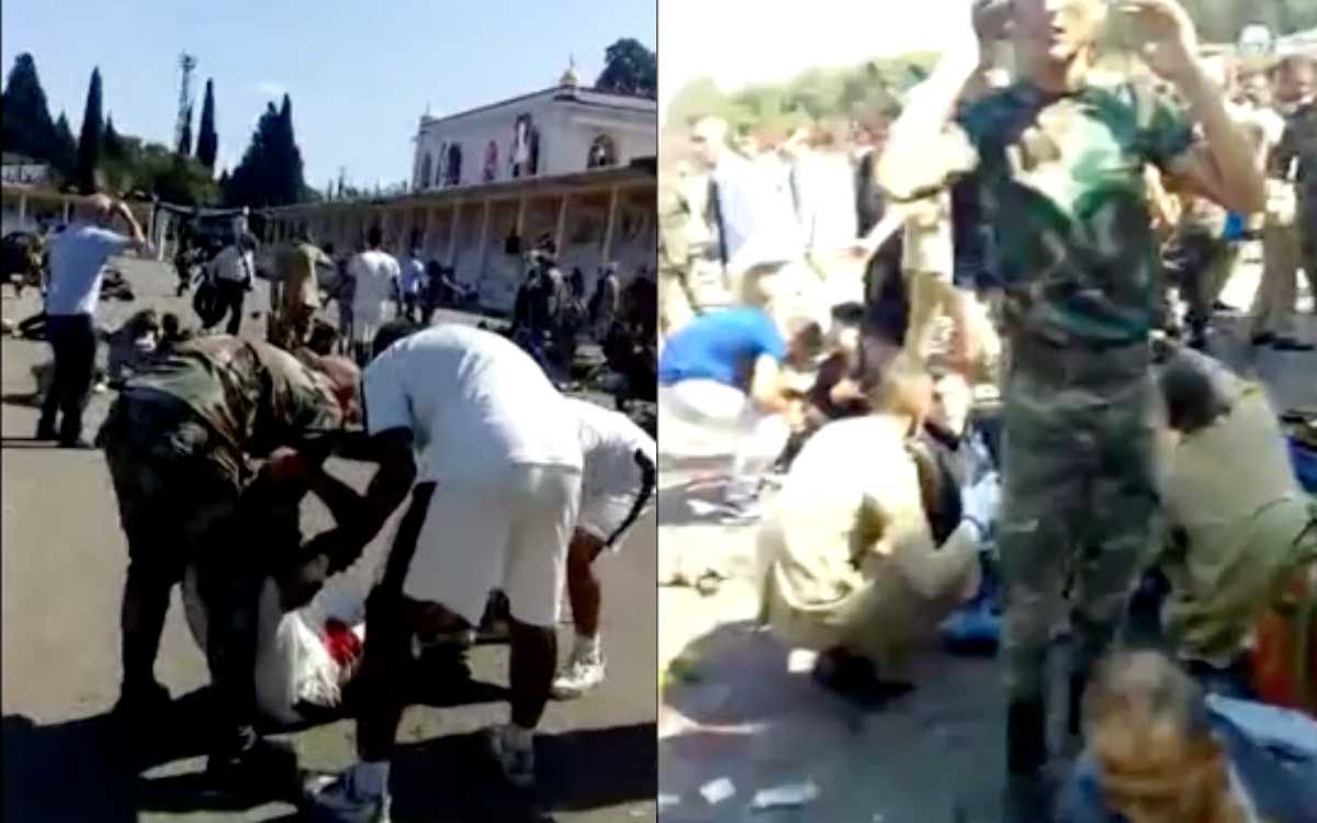 Drone attack on Syrian military academy kills 80 people