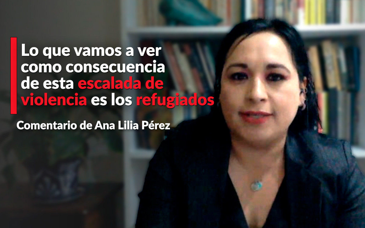 Guerra Israel-Hamás va a generar una crisis en tema de refugiados: Ana Lilia Pérez Guerra Israel-Hamás va a generar una crisis en tema de refugiados: Ana Lilia Pérez