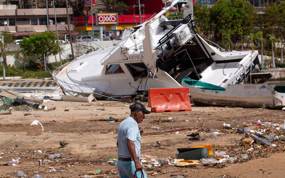 La frustración y desesperación crecen en Acapulco tras 5 días del golpe del huracán Otis