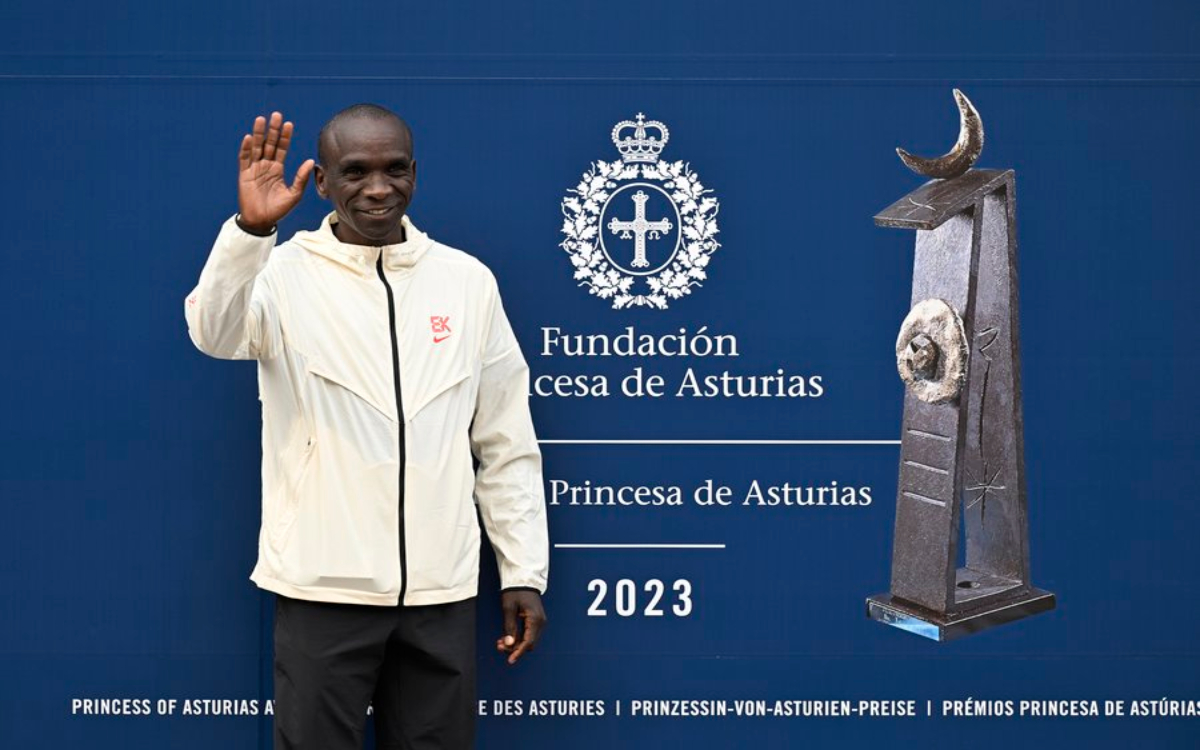 Premio Princesa de Asturias: Así llegó a Eliud Kipchoge a Oviedo | Video