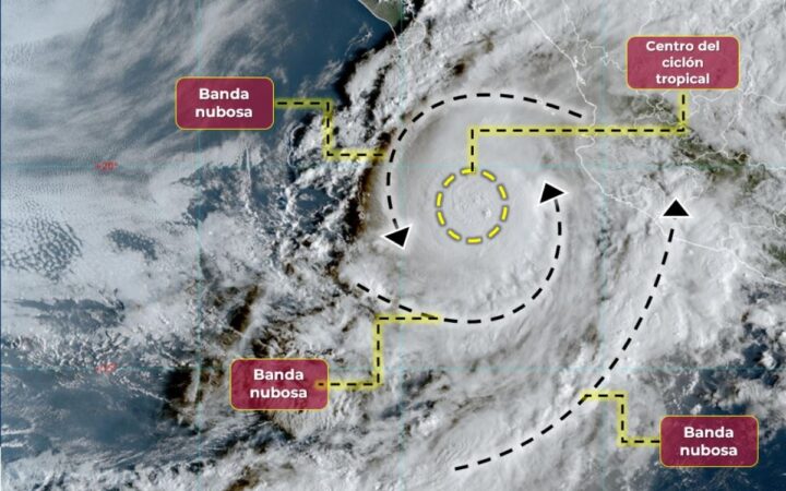 Huracán Lidia crece a categoría 2 | Conoce los estados que afectará
