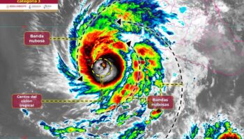 'Norma' se intensifica a 'poderoso' huracán categoría 3: Conagua