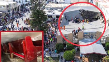 Nueve muertos y 40 heridos; saldo parcial de derrumbe en iglesia