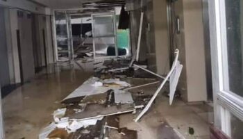 Huracán Otis atemoriza a pacientes en camilla en Guerrero